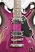 OE30 Purple Burst Oscar Schmidt Semi-Hollow Body Electric Guitar by Washburn, Ebony, Grover Tuners