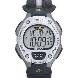 Timex Men's T5F251 Ironman 30-Lap Velcro Fast Wrap Strap Watch
