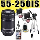 Buy Canon EF-S 55-250mm f 4.0-5.6 IS Telephoto Zoom Lens for Canon T1i T2i T3i 3... by Canon&node=172282