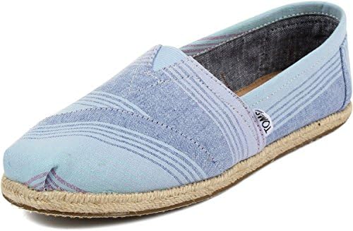 Toms - Womens Slip-On Shoes In Blue Summer Stripes, Size: 10 B(M) US, Color: Blue Summer Stripes