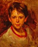 Custom Order #US-W79, Oil on Canvas, Custom Painting of The Person You Love, For 1 Person of Customer's Choice, Style: Expressionism, with Signature Text "WE ARE ONE", Canvas Size 23 x 34 inch