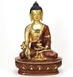 Copper Medicine Buddha Statue