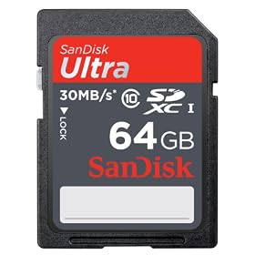 SanDisk - Carte M�moire SDXC - Ultra - 15Mo/s - Classe 4 - 64 Go
