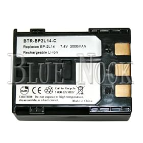 Canon ZR960 Battery (Premium Cells, 2000 mAh, 2-YR Warranty) (by Wasabi Power®)