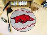 Univ of Arkansas Baseball 29 Round Floor Mat (Rug) - Arkansas Razorbacks NCAA College Athletics
