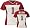 Indiana Hoosiers Women's Midfield II Football Jersey - Medium