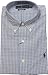 Ralph Lauren Classic-Fit Checked Dress Shirt (17" Neck 32/33, Blue/White)