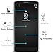 LG V10 Screen Protector,TANTEK [Bubble-Free][HD-Clear][Anti-Scratch][Anti-Glare][Anti-Fingerprint] Premium Tempered Glass Screen Protector for LG V10, [1Pack]
