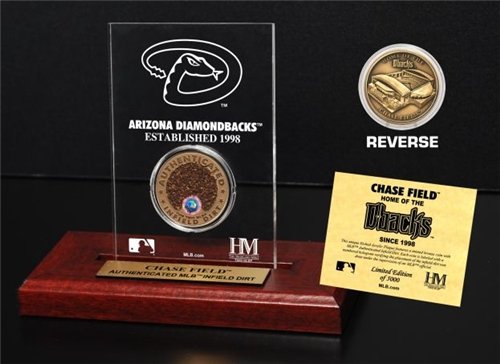 Chase Field Infield Dirt Coin Etched Acrylic
