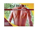 E*Z EZ Relief Natural Pain Relief Patch Powered by Sericite & Tourmaline - 1 Box 10 Patches per Box