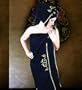 Classicaly tailored Towel Set, Florenca in Black by Armani International