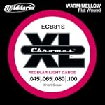 D'Addario ECB81S XL Chromes Regular L...