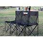 Sweat Bench - 3 Seat Folding Bench with Back