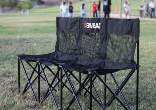 Sweat Bench - 3 Seat Folding Bench with Back