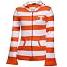 NCAA Tennessee Volunteers Ladies Tennessee Orange-White Rugby Kashwere Full Zip Hoody Jacket