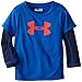 Under Armour Baby-Boys Infant Big Logo Slider Blue