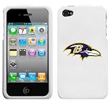 iPhone 4 Baltimore Ravens White Snap on Superior Hard Cover