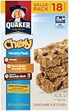 Quaker Chewy Granola Bars, Variety Value Pack, 18 Bars