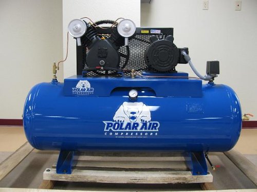 แนะนำคอมเพรสเซอร์ราคาถูก :5 HP 2 Cylinder Single Phase 80 Gallon Air Compressor