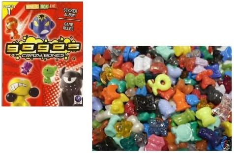 Crazy Bones Gogos "ORIGINAL" 30 Random Gogos + Series 1 Sticker Album "No Doubles"