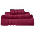 Fast Dry Home Bath Towel Wine Blossom