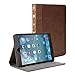 GMYLE PU Leather Classic Crazy Horse Pattern Vintage Book Stand Case for Apple iPad Air / 2 - Brown