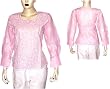 Kurtis Womens Shirts Tops Casual Clothes Chikan Embroidery Size XS (ctop405)