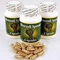 3 Bottles of Broccoli Sprout Capsules w/ Sulforaphane - Premium Brocolli Sprouts Herbal Supplements - 250 Mg. 30 Count Per Bottle