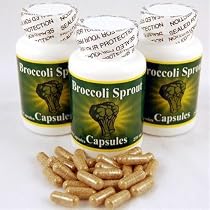 3 Bottles of Broccoli Sprout Capsules w/ Sulforaphane - Premium Brocolli Sprouts Herbal Supplements - 250 Mg. 30 Count Per Bottle
