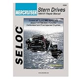 Seloc Marine Engine Maintenance and Repair Manuals Mericruiser All Stern Drive and Gas Engines 1964 to 1991