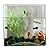 Wall Mount Hanging Beta Fish Bubble Aquarium Bowl Tank (Square) by KAZE HOME