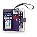 Gear Beast Wallet Case fits iPhone 6s / 6, Flip Cover Dual Folio Case Slim Protective PU Leather Case 7 Slot Card Holder Including ID Holder Inner Pockets Wristlet for Men and Women
