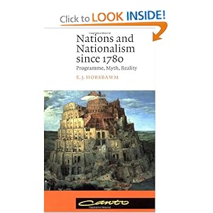 Nations and Nationalism since 1780 - E. J. Hobsbawm