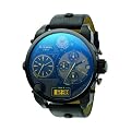 Diesel Men's S.B.A Watch DZ7127 With Black Leather Strap