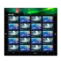 Polar Lights pane of 20 x 41 cent 2007 U.S. US Postage Stamps