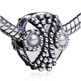 Pandora Bead & Bracelet Fit - Delicate Spiderman Pattern European Charm Beads Plated