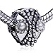 Search : Pandora Bead & Bracelet Fit - Delicate Spiderman Pattern European Charm Beads Plated