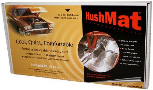 Hushmat 10400 Floor/dash Kit with 20 Black Sheets 12-Inchx23-Inch (39 Square Feet)