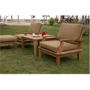 Brianna Deep Seating Armchair and Cushion by 