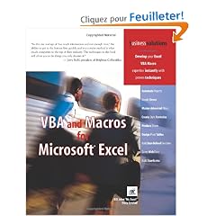 VBA and Macros for Microsoft Excel
