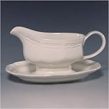 Mikasa French Countryside #F9000 Gravy Boat With Tray - 2 Pc