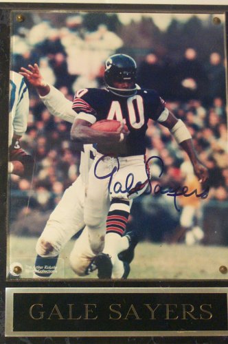 Chicago Bears Gale Sayers 8 X 10 Photo Signed