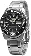 SEIKO Men's Seiko 5 Sports All Stainless Steel Automatic Watch with Black Dial. Model: SNZE97