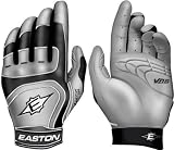 Easton VRS Pro III Adult Batting Gloves - Grey/Black