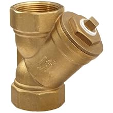 Flexicraft YBT Bronze Wye Strainer with Thread End, 1-1/2" ID x 6-1/4" Length