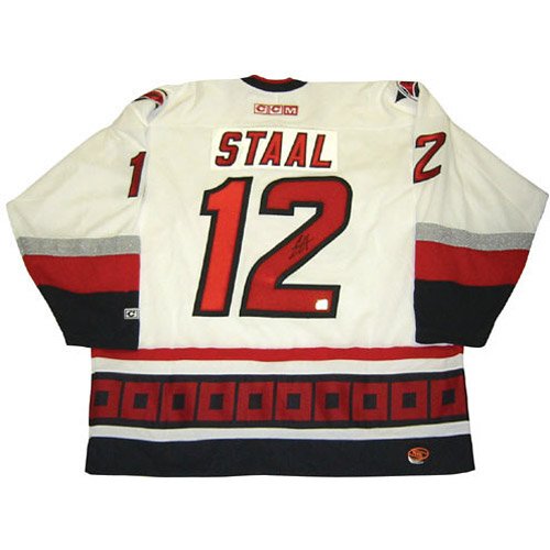 Frozen Pond Carolina Hurricanes Eric Staal Autographed Jersey