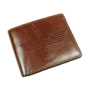 Thumbs Up Mens Top Gun Wallet Brown