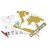 Luckies Carte du monde � gratter (Import Grande Bretagne)