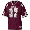 Nike Montana Grizzlies #37 Maroon Replica Football Jersey