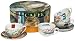 Kitchen & Housewares : Rosanna Caffe Italia Set of 4 Latte Cups and Saucers, Gift-boxed